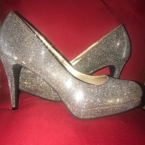 Glitter heels
